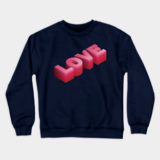 Isometric Love Crewneck Sweatshirt